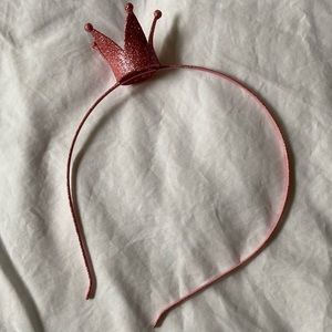 Pink Crown Headband